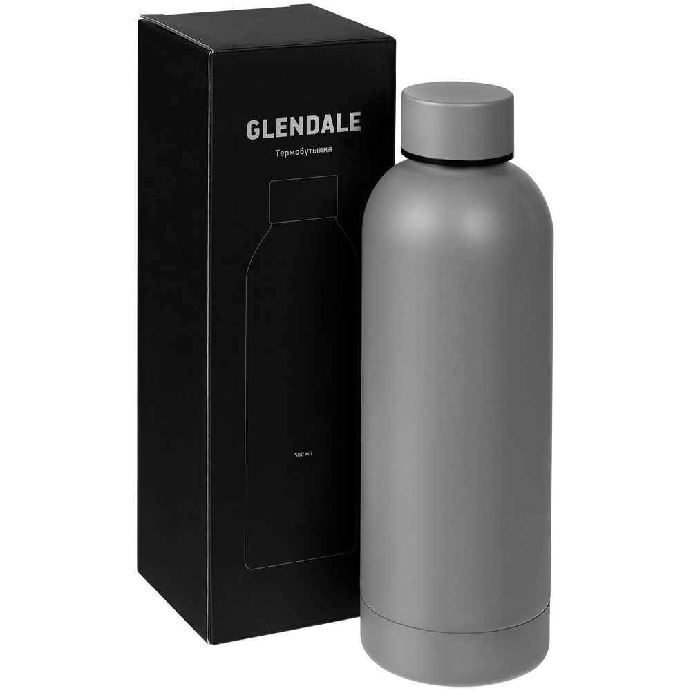Термобутылка Glendale, серая — изображение 7