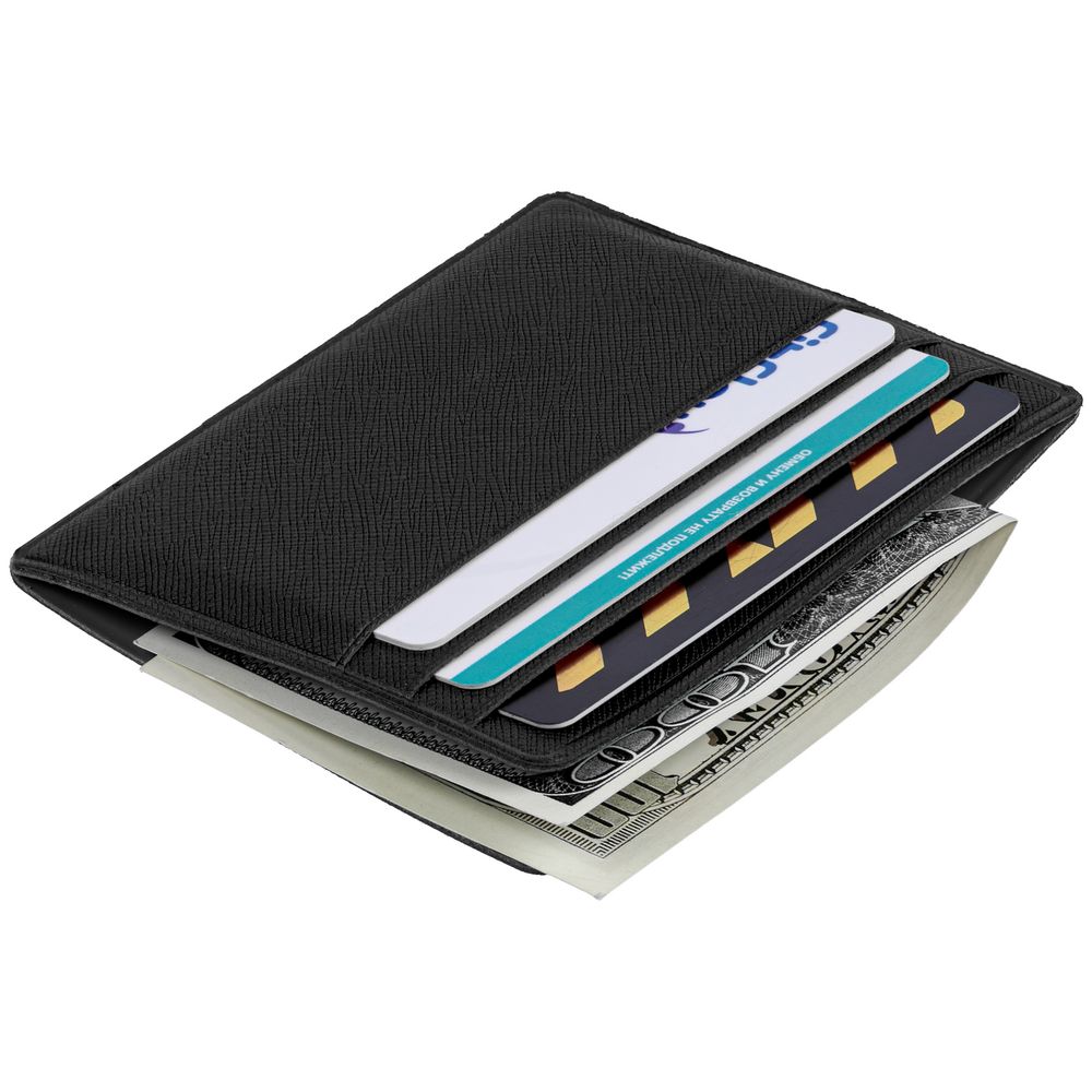 Чехол для карточек Devon, черный — изображение 3