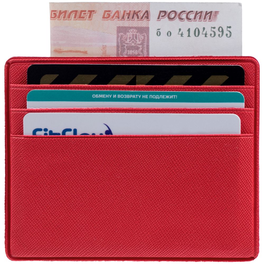 Чехол для карточек Devon, красный — изображение 4