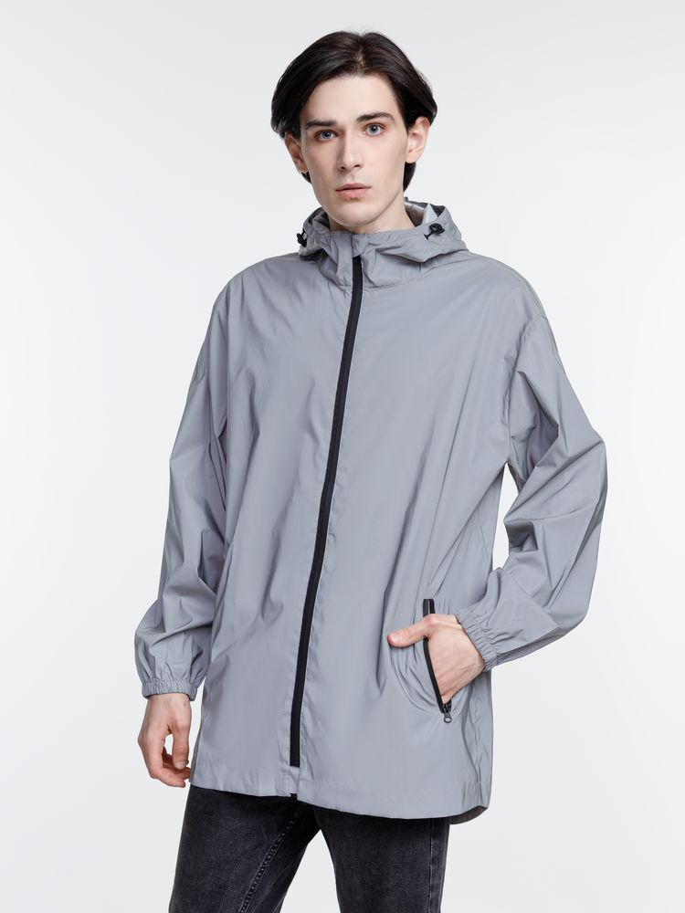 Парка Manifest из светоотражающей ткани, серая — изображение 10