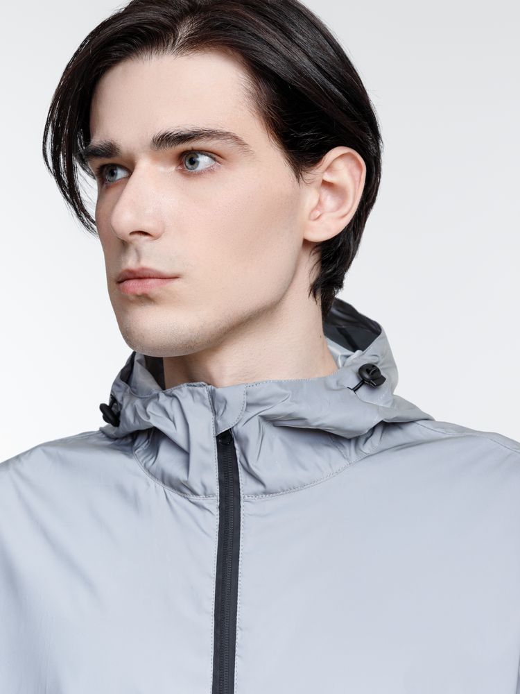 Парка Manifest из светоотражающей ткани, серая — изображение 12