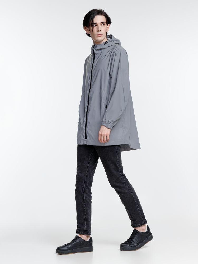 Парка Manifest из светоотражающей ткани, серая — изображение 13