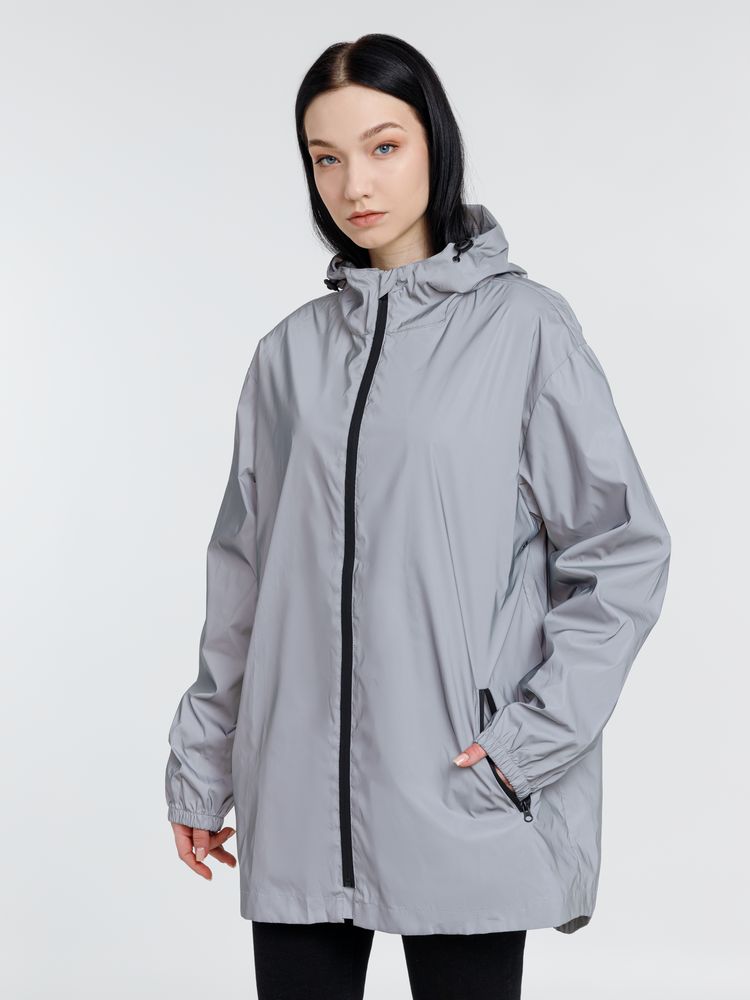 Парка Manifest из светоотражающей ткани, серая — изображение 15