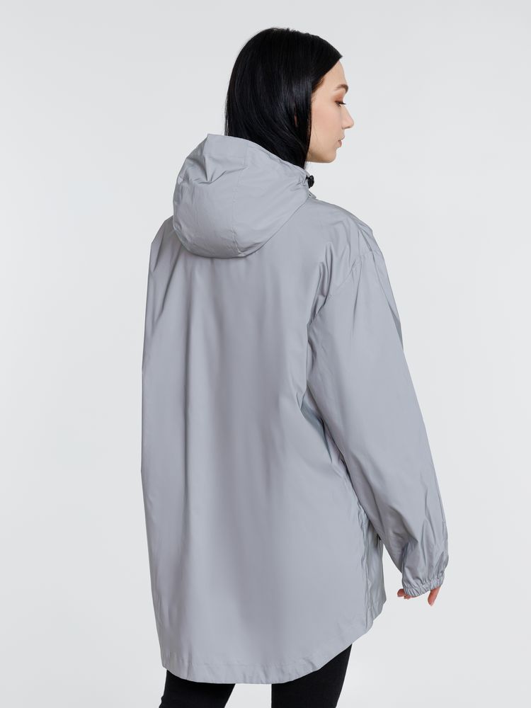 Парка Manifest из светоотражающей ткани, серая — изображение 17