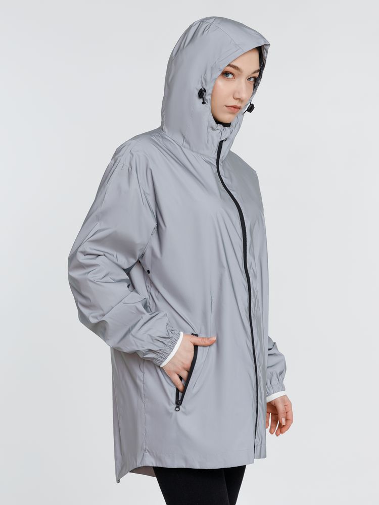 Парка Manifest из светоотражающей ткани, серая — изображение 18