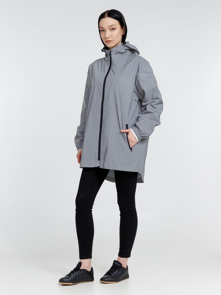 Парка Manifest из светоотражающей ткани, серая — изображение 19