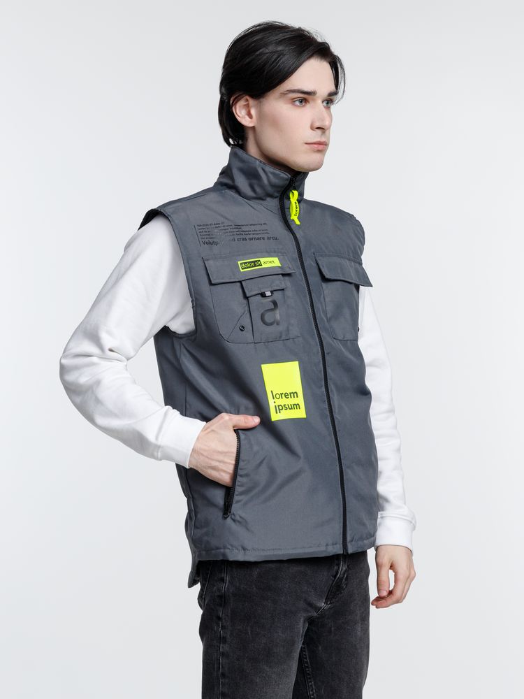 Жилет мужской Stockholm, серый — изображение 11