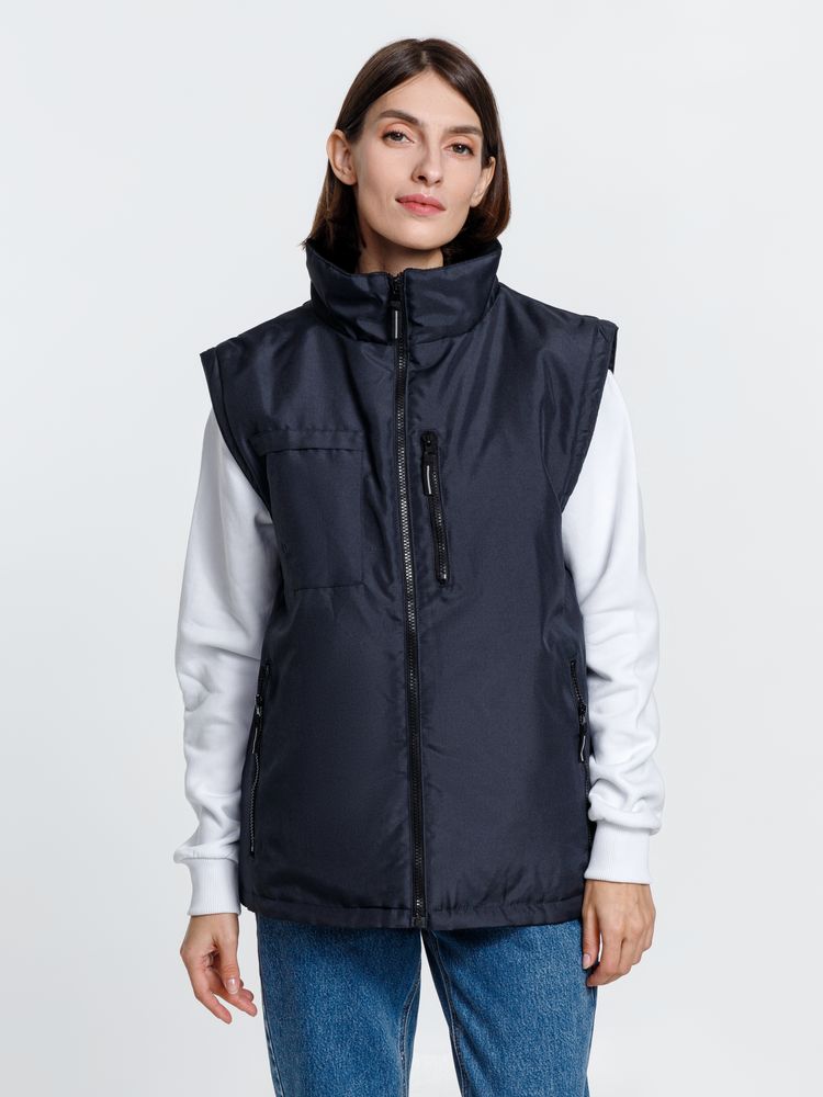 Куртка-трансформер унисекс Astana, темно-синяя — изображение 11