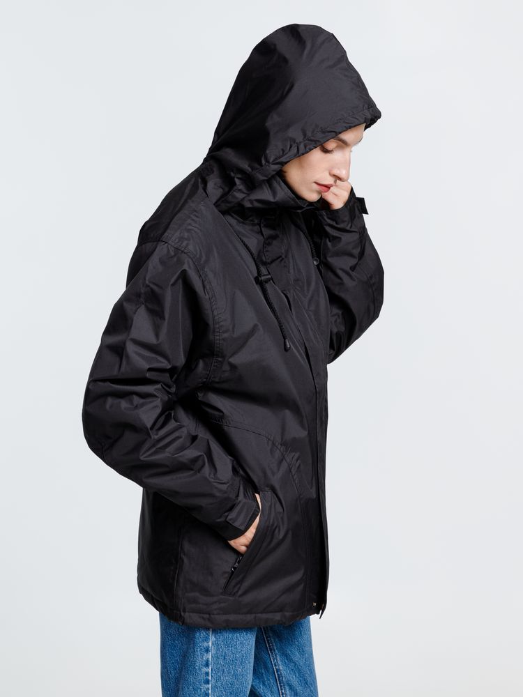 Парка унисекс Liubliana, черная — изображение 16