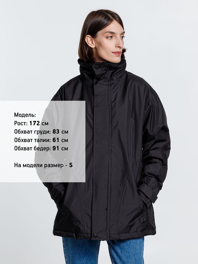 Парка унисекс Liubliana, черная — изображение 13