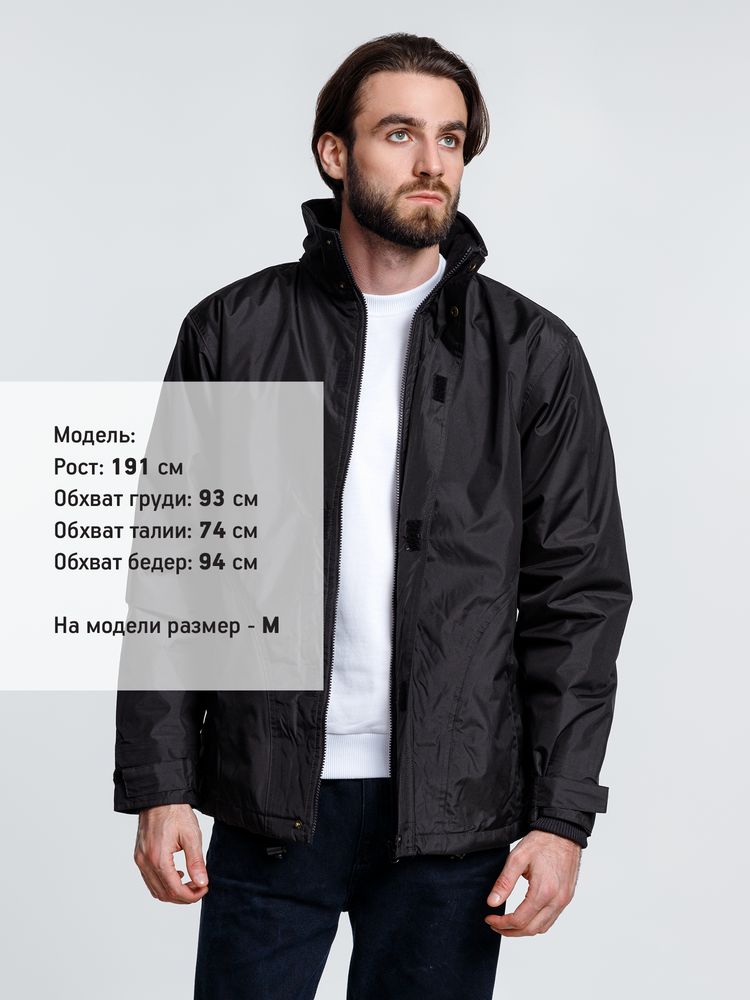 Парка унисекс Liubliana, черная — изображение 9