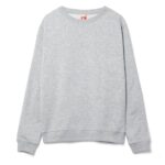 Свитшот унисекс Delta, серый меланж