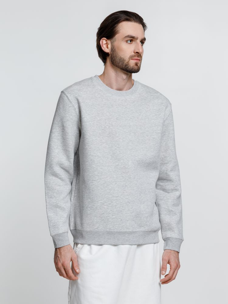 Свитшот унисекс Delta, серый меланж — изображение 10