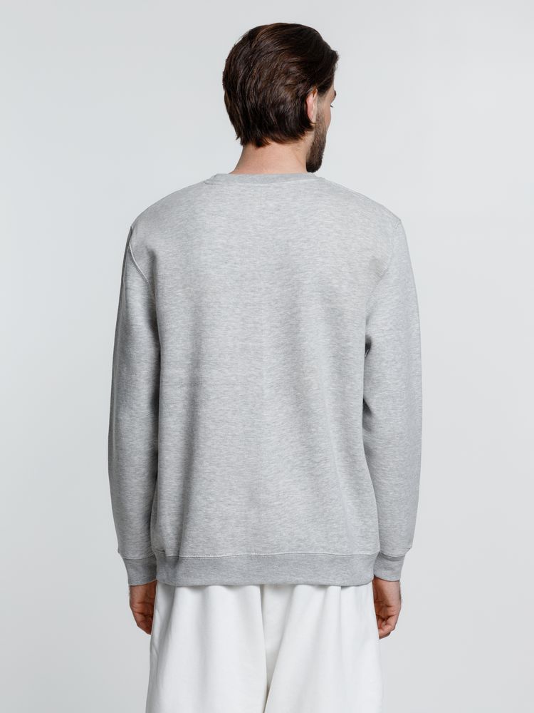 Свитшот унисекс Delta, серый меланж — изображение 11