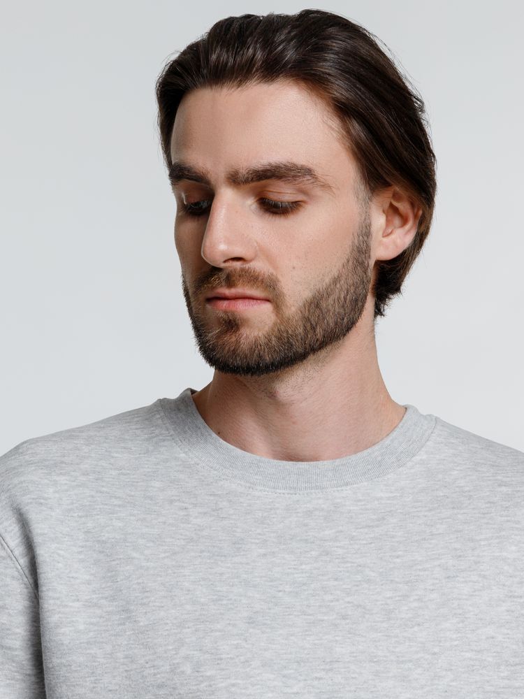 Свитшот унисекс Delta, серый меланж — изображение 12