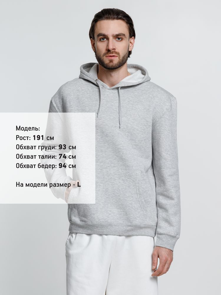 Худи унисекс Phoenix, серый меланж — изображение 10