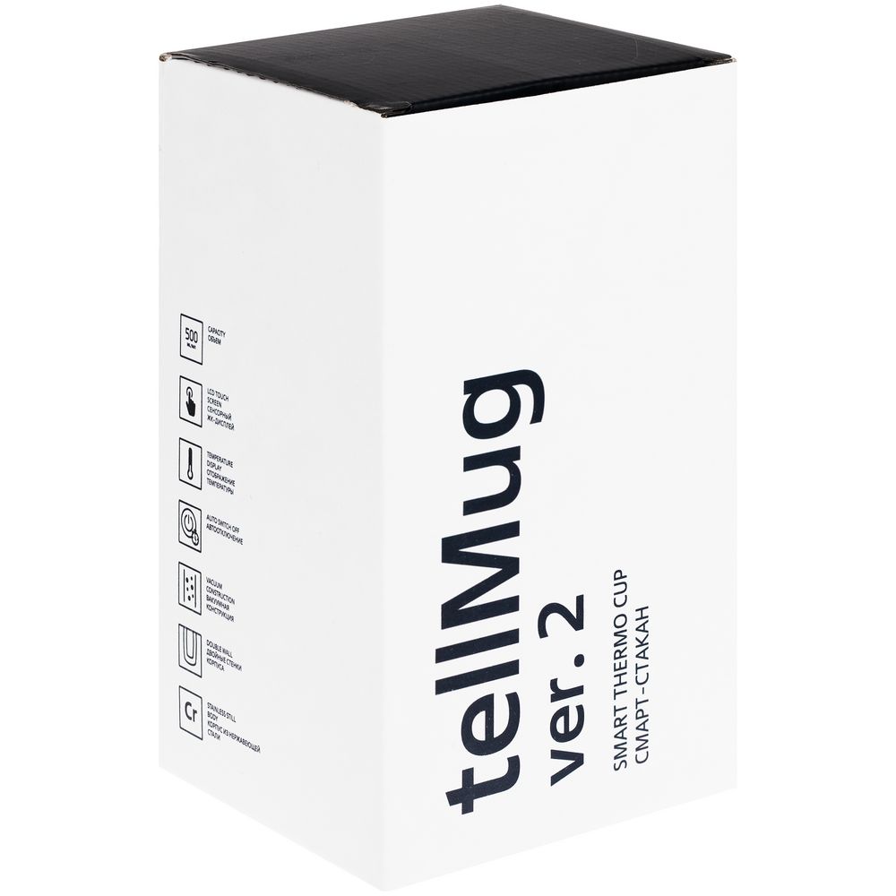 Смарт-стакан с заменяемой батареей tellMug, ver.2, черный — изображение 15