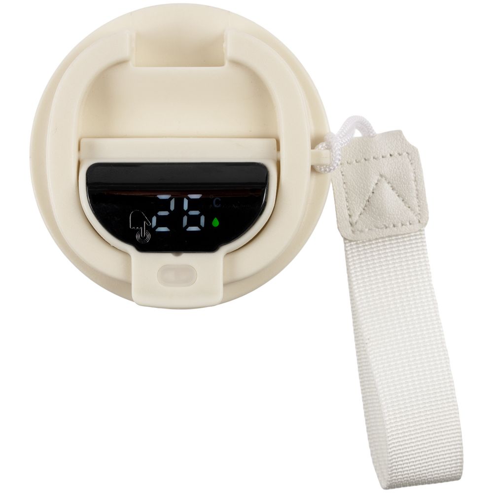 Смарт-стакан с заменяемой батареей tellMug, ver.2, молочно-белый — изображение 4