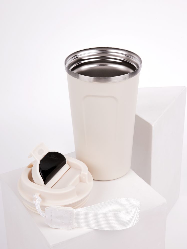 Смарт-стакан с заменяемой батареей tellMug, ver.2, молочно-белый — изображение 13