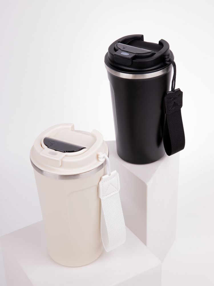 Смарт-стакан с заменяемой батареей tellMug, ver.2, молочно-белый — изображение 11