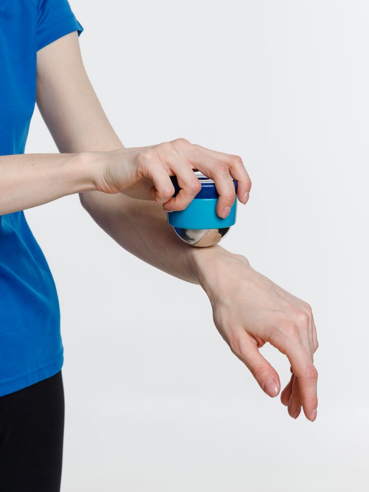 Шариковый ролик-массажер Blobus, синий с голубым — изображение 5