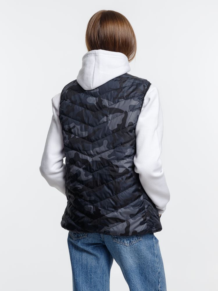 Жилет с подогревом Thermalli Valmorel, серый камуфляж — изображение 17