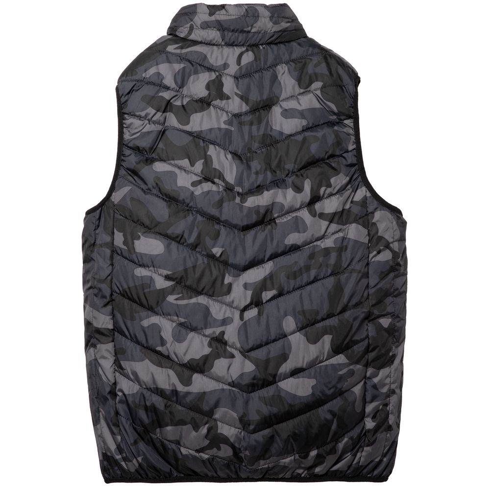Жилет с подогревом Thermalli Valmorel, серый камуфляж — изображение 2
