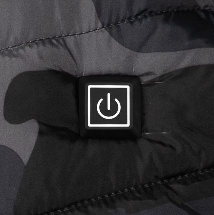 Жилет с подогревом Thermalli Valmorel, серый камуфляж — изображение 8