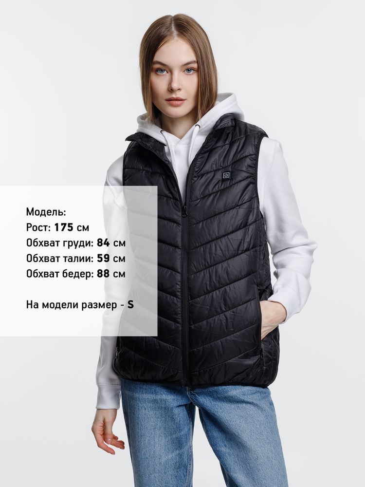 Жилет с подогревом Thermalli Valmorel, черный — изображение 13