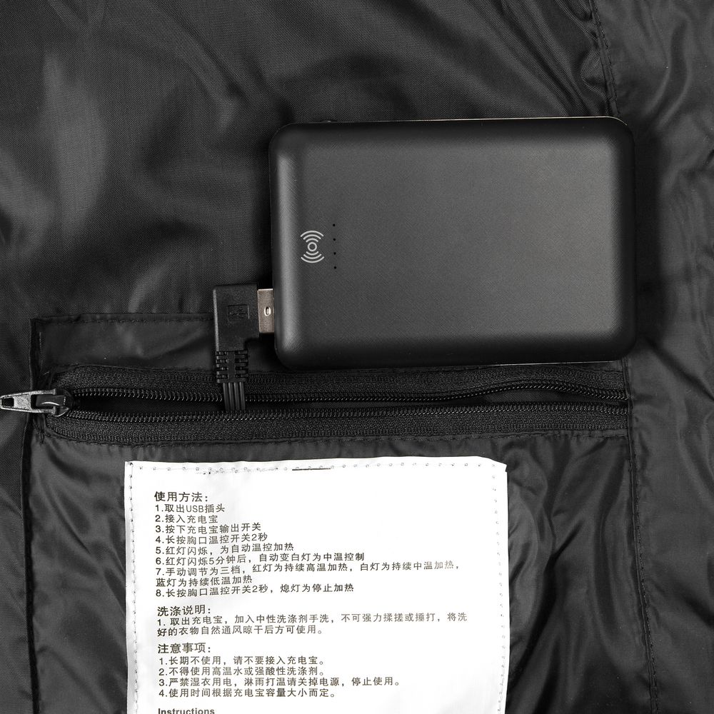 Жилет с подогревом Thermalli Valmorel, черный — изображение 6