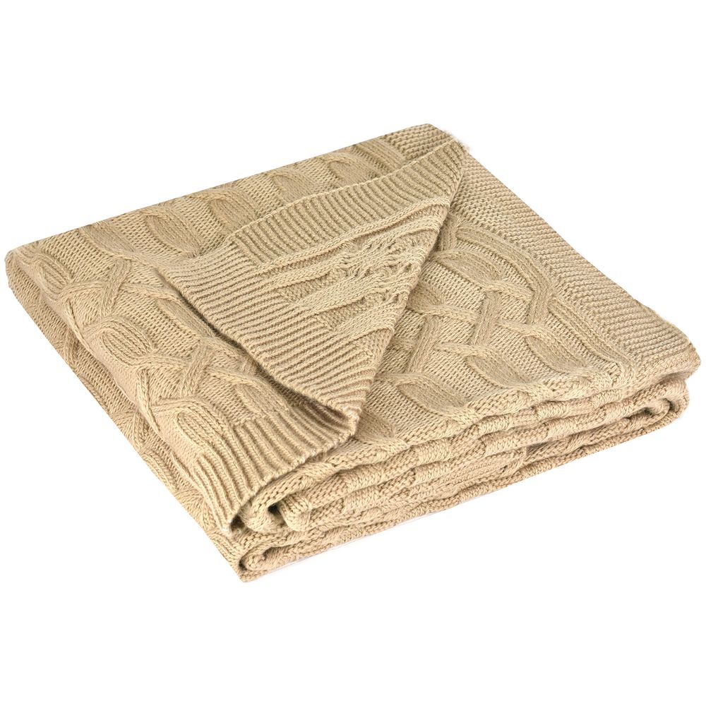 Плед Vermont, бежевый — изображение 2