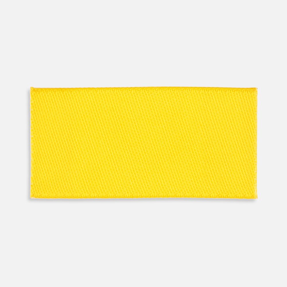 Лейбл тканевый Epsilon, XXS, желтый