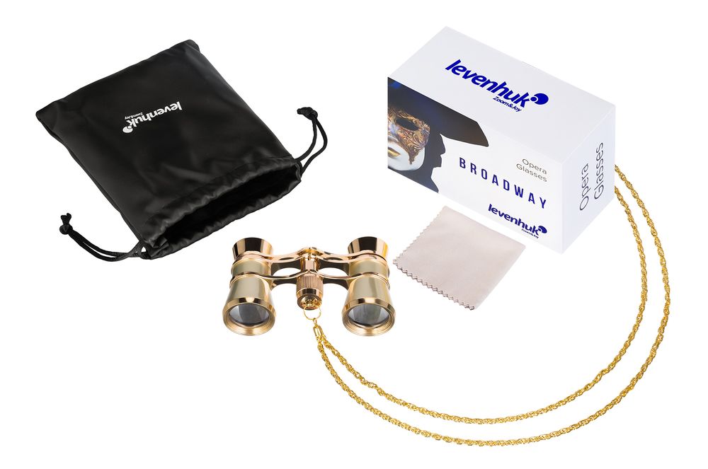 Театральный бинокль Broadway 325B, золотистый — изображение 7