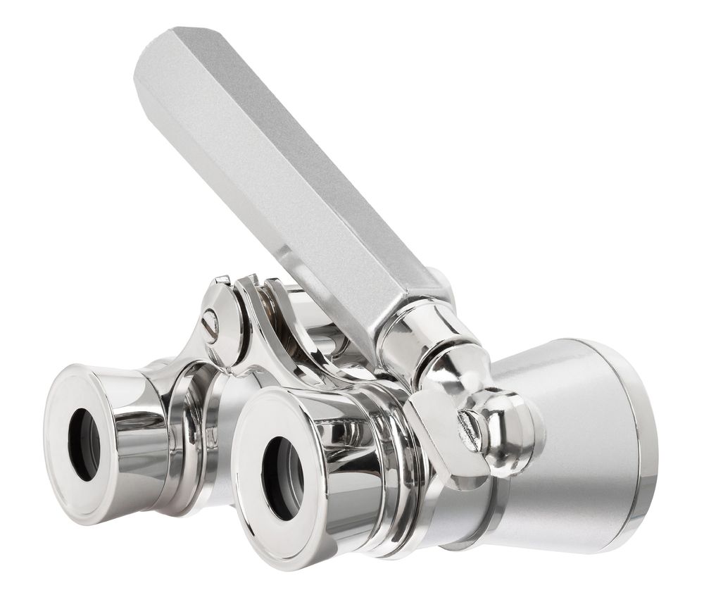 Театральный бинокль-лорнет Broadway 325E, серебристый — изображение 3