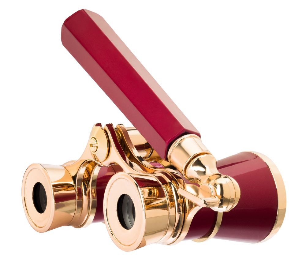 Театральный бинокль-лорнет Broadway 325E, красный — изображение 3