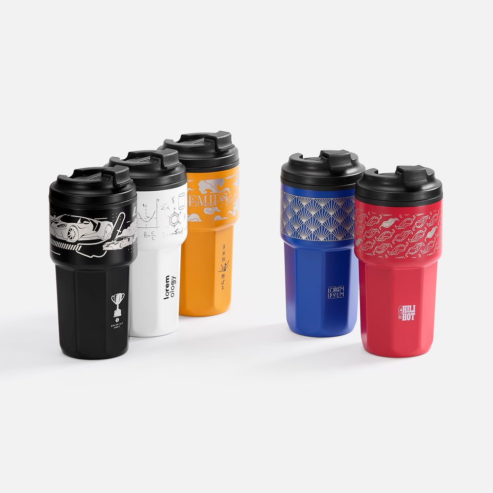 Термостакан Presa, черный — изображение 3