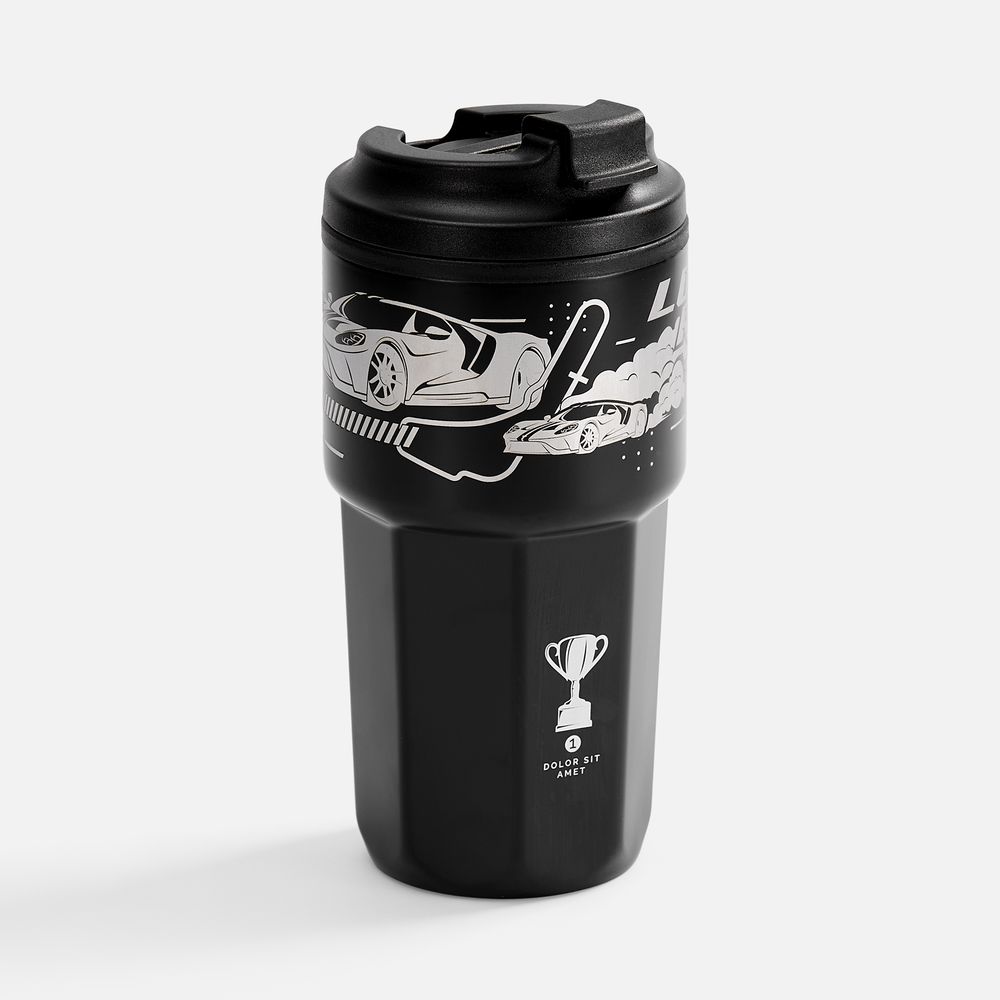 Термостакан Presa, черный — изображение 2