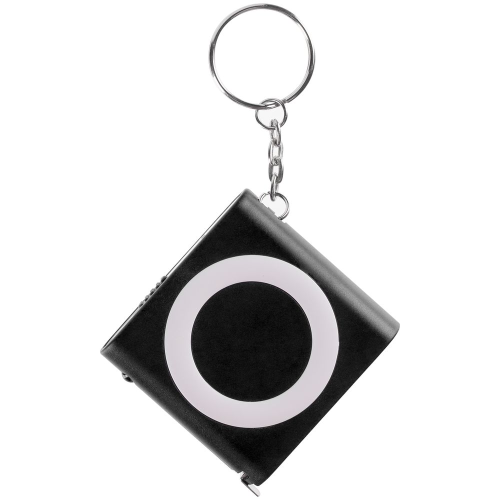 Брелок-фонарик с рулеткой Rule Tool, черный — изображение 3