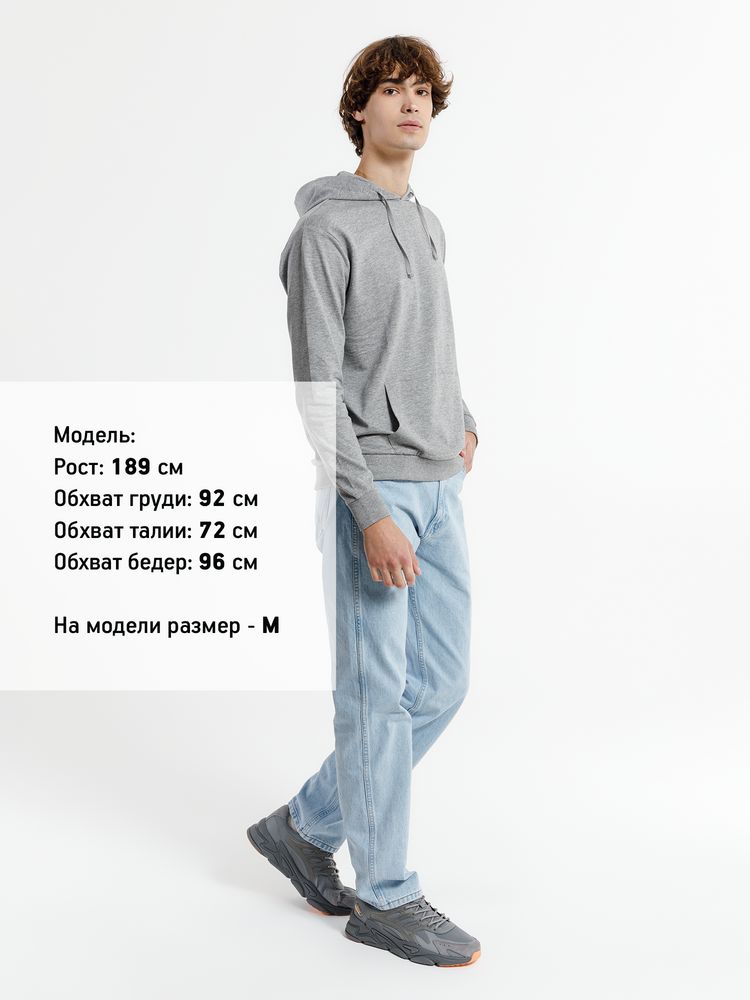 Худи унисекс Westray, серый меланж — изображение 6