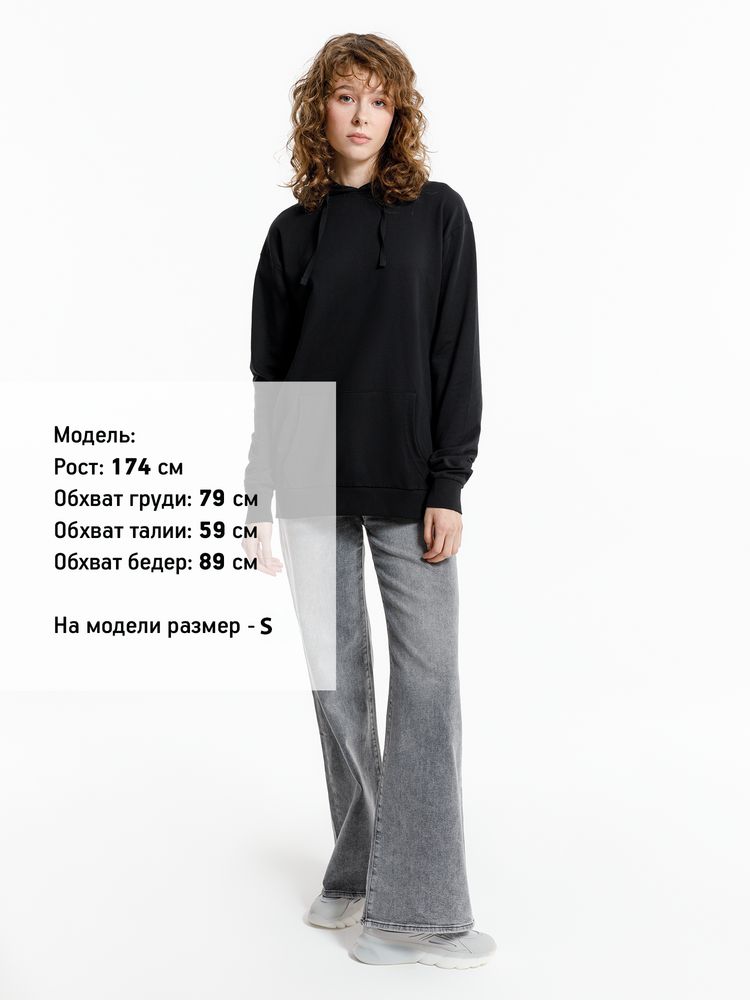 Худи унисекс Westray, черное — изображение 6