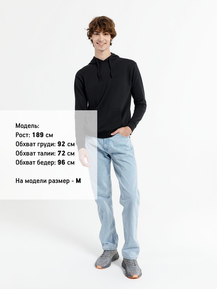 Худи унисекс Westray, черное — изображение 11