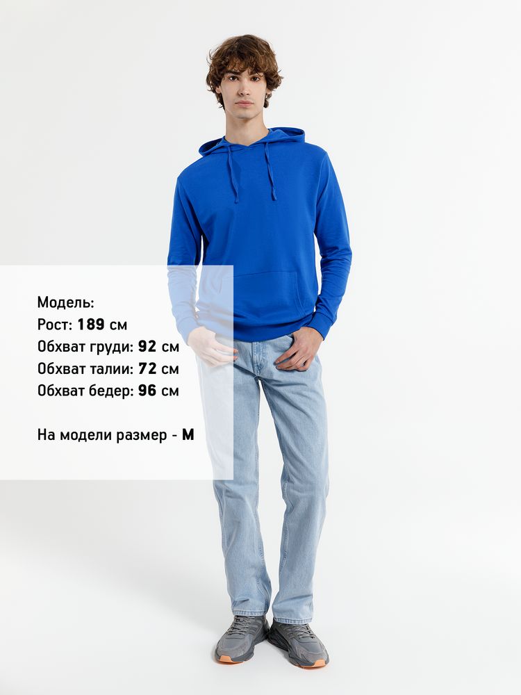 Худи унисекс Westray, синее — изображение 6