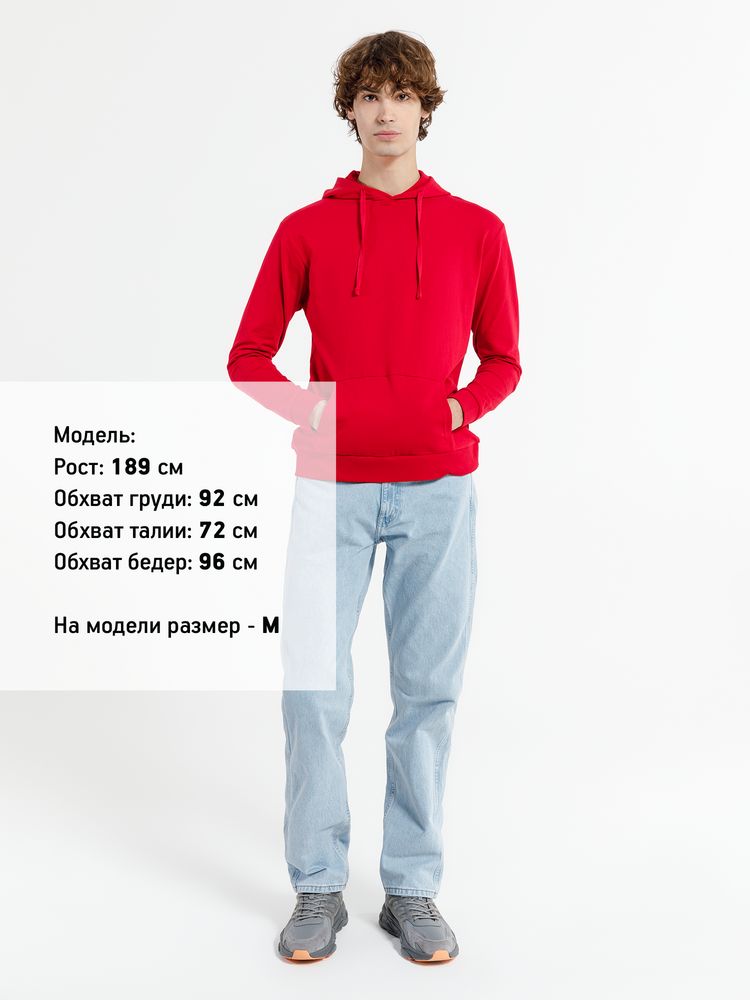 Худи унисекс Westray, красное — изображение 6