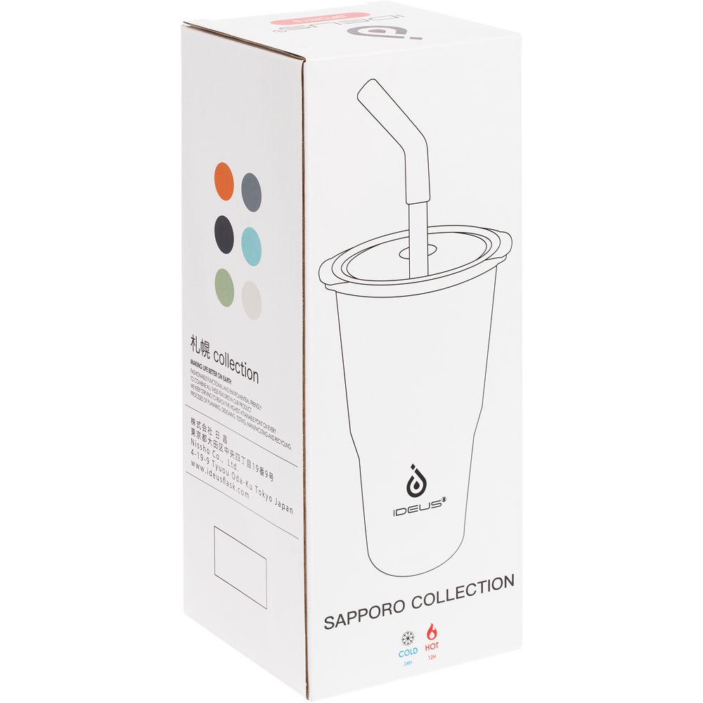 Термостакан Sapporo М, оранжевый — изображение 11