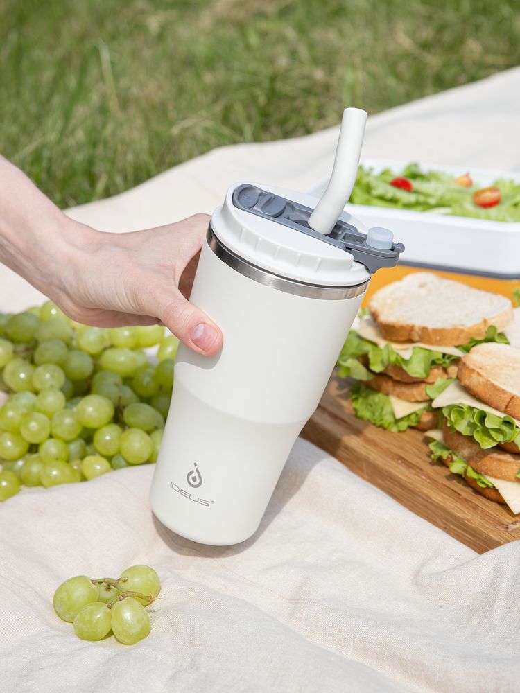 Термостакан Sapporo М, белый (молочный) — изображение 13