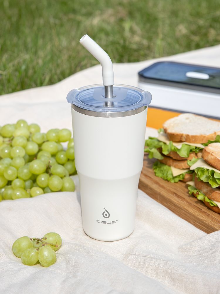 Термостакан Sapporo М, белый (молочный) — изображение 11