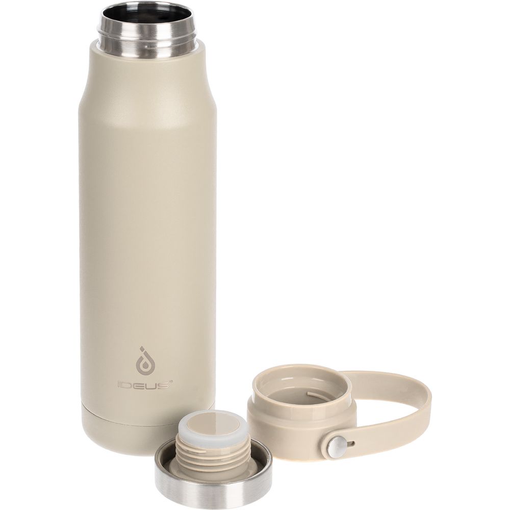Термобутылка Tateyama, серо-бежевая — изображение 3