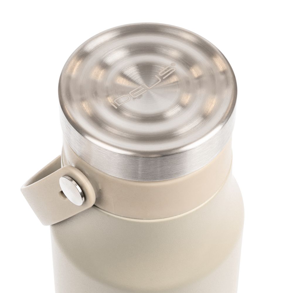 Термобутылка Tateyama, серо-бежевая — изображение 4