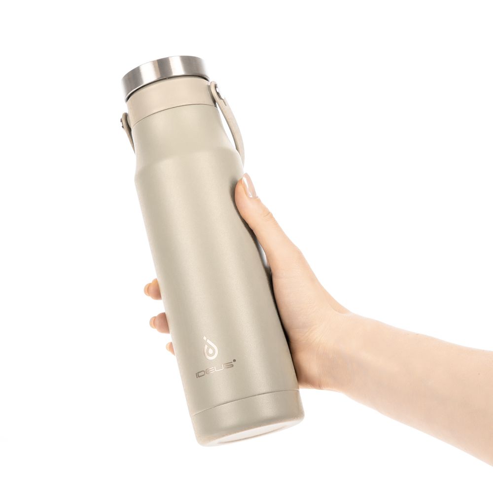 Термобутылка Tateyama, серо-бежевая — изображение 8