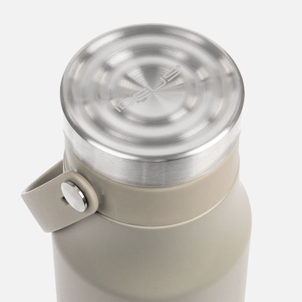 Термобутылка Tateyama, серо-бежевая — изображение 4